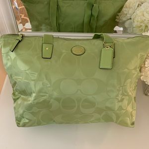 Coach Nylon Packable Weekender